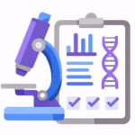analytical characterization technology icon