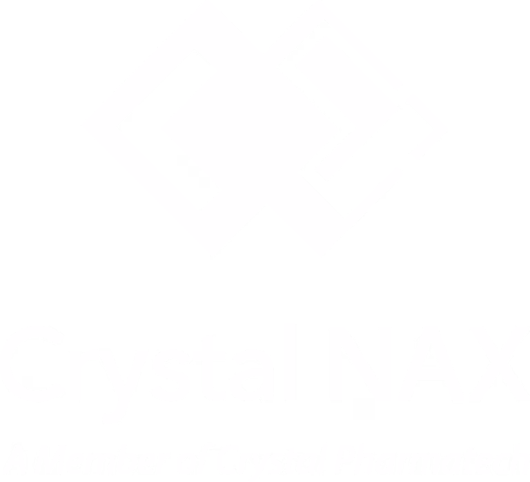 CNAX vertical logo white